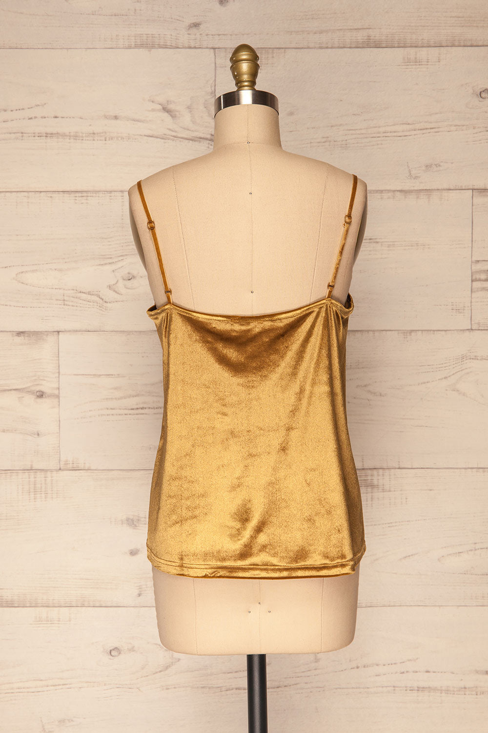 Amantea Moutarde Gold Camisole | Velours | La Petite Garçonne back view