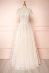 Amina Embroidered A-Line Bridal Dress | Boudoir 1861 front view
