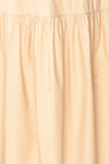 Anthousai Beige Puffy Sleeve Maxi Dress | Boutique 1861  fabric