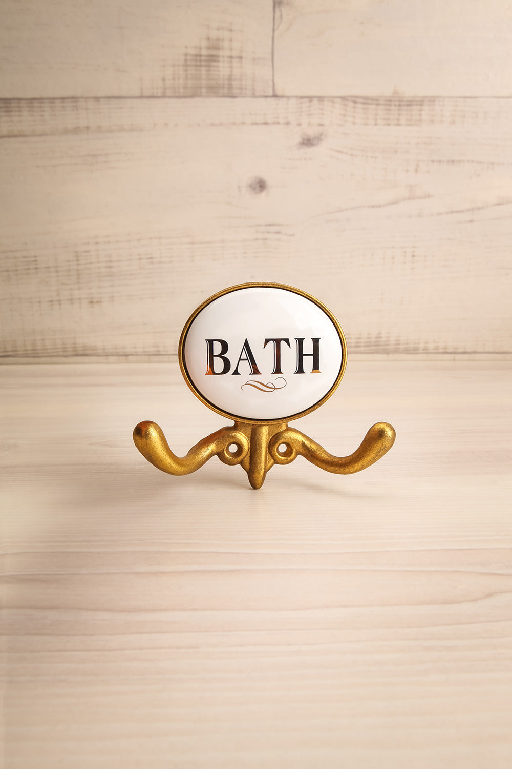 Antique Bath Hook with "Bath" in White | La Petite Garçonne Chpt. 2 1