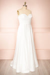 Ariane White Strapless Bridal Dress | Boudoir 1861 side taille plus
