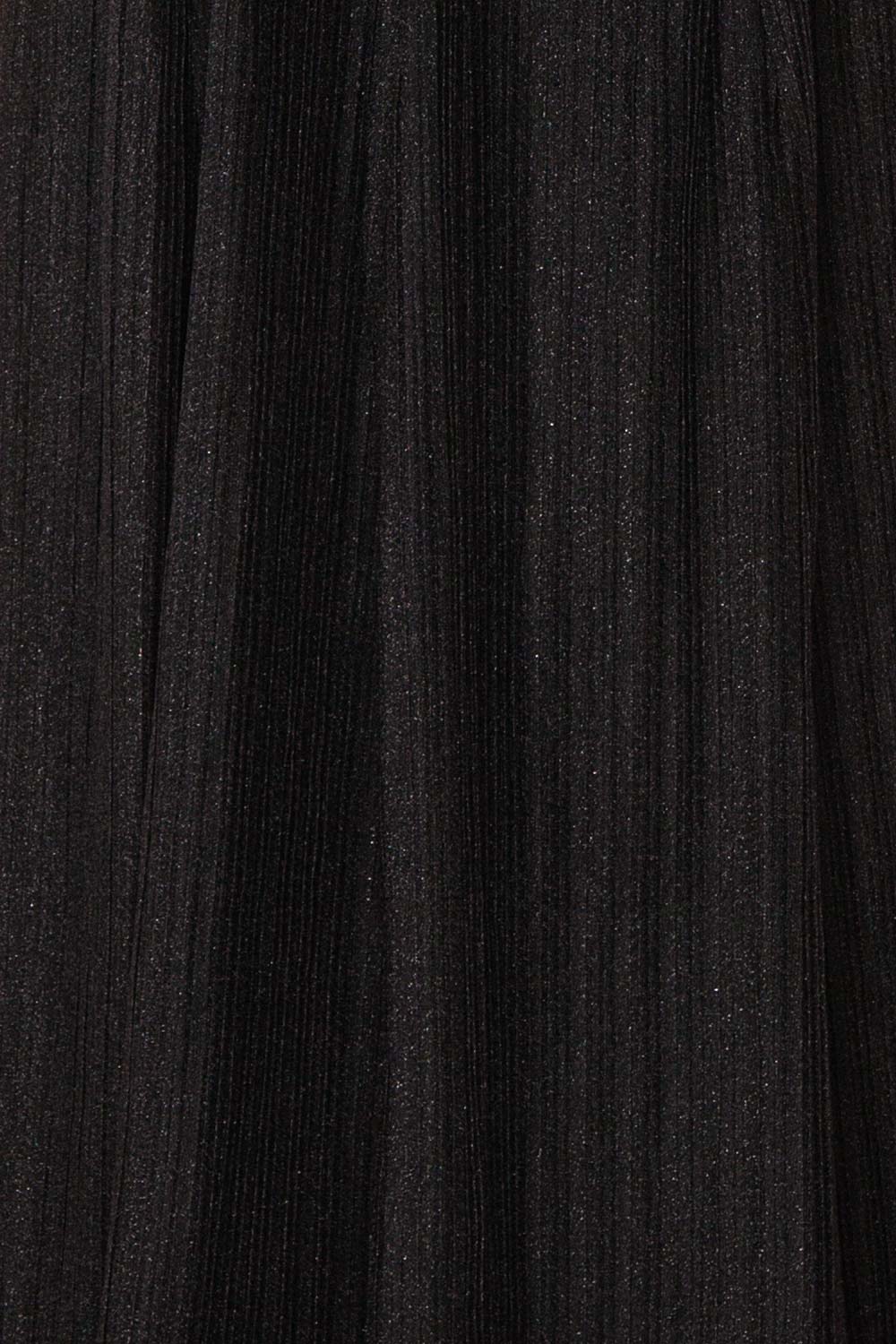 Arnemande Black Glitter Gown | Robe Maxi | Boutique 1861 fabric detail 