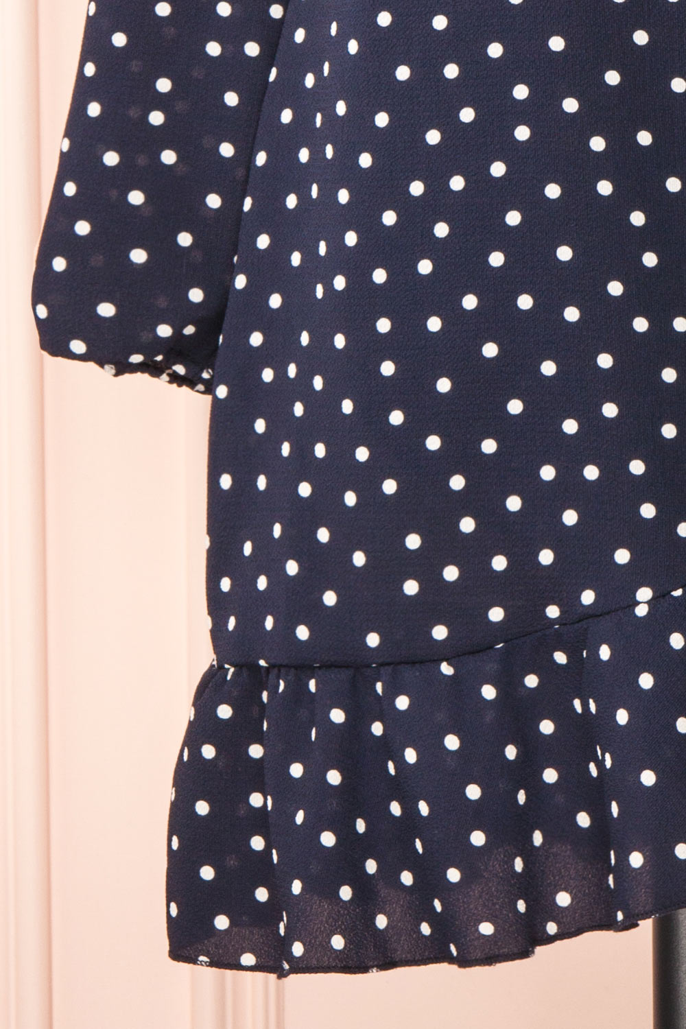 Aslaug Dots Wrap Dress w/ Ruffles | Boutique 1861 bottom