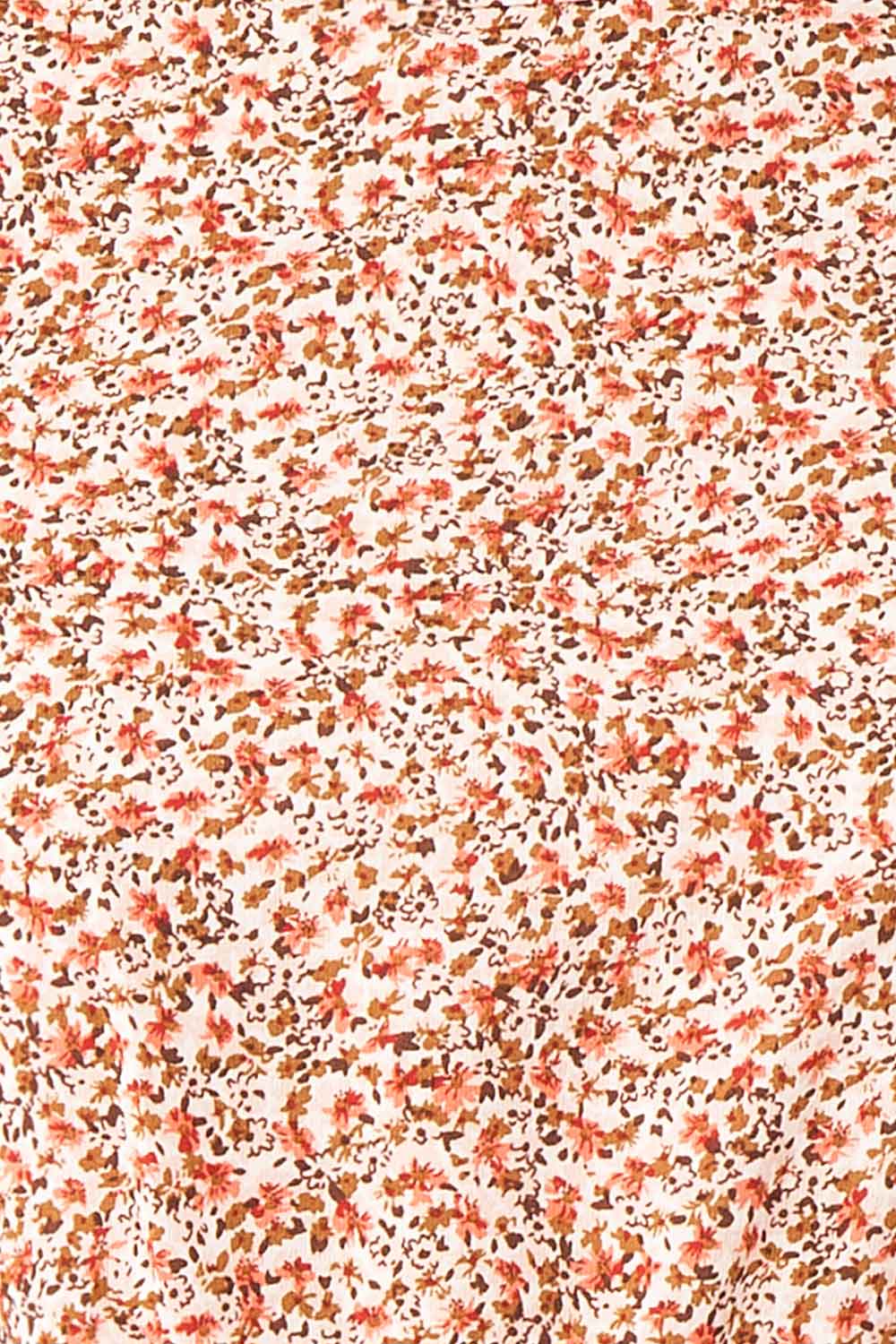 Asma Short Floral Dress w/ High Collar | Boutique 1861 fabric