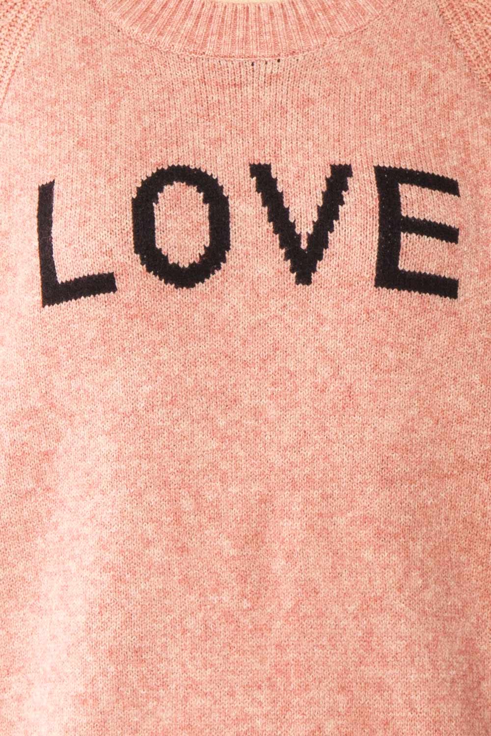 Azalea Pink Knit Sweater | Boutique 1861 fabric