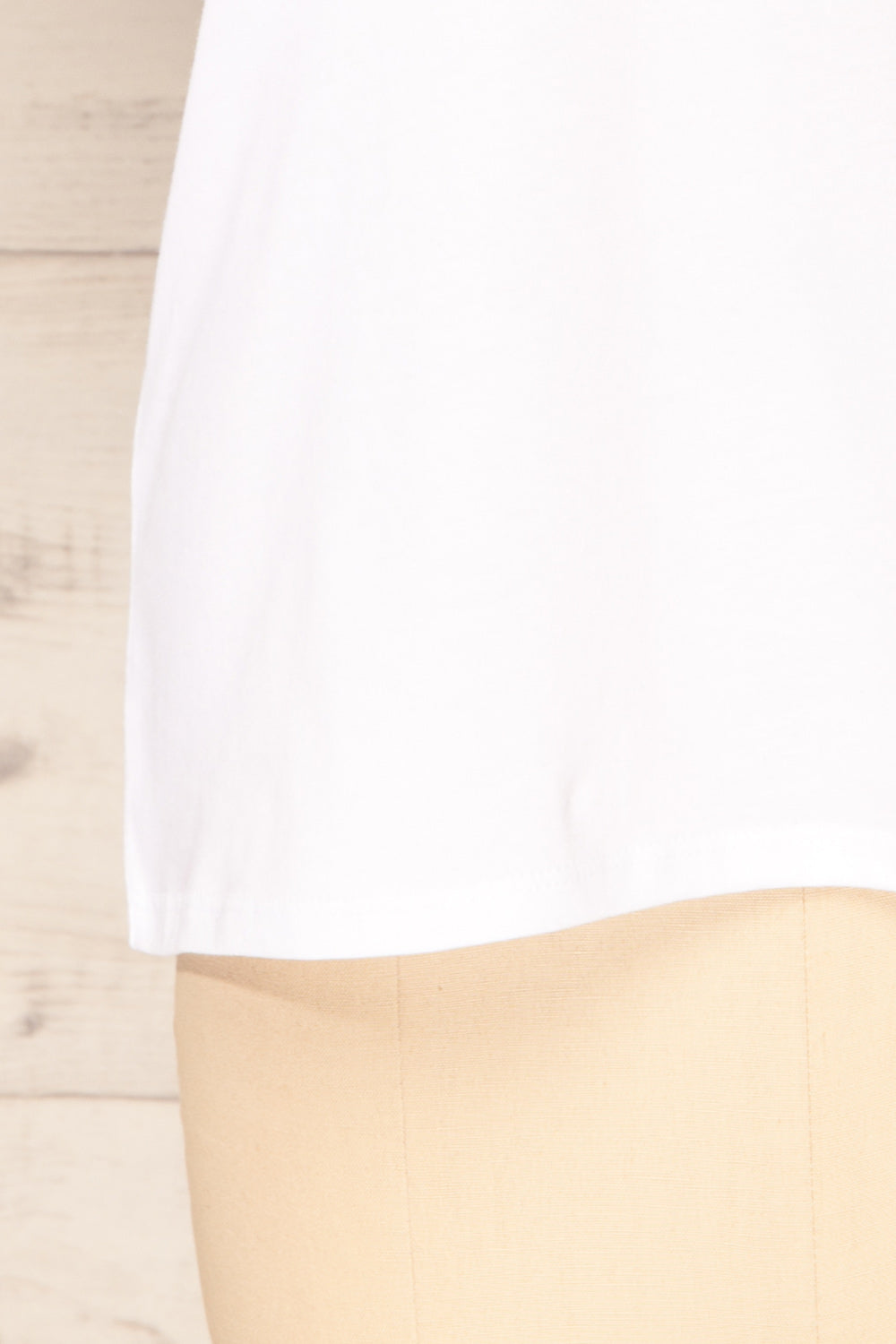 Bale White Crew Neck T-Shirt | La petite garçonne bottom