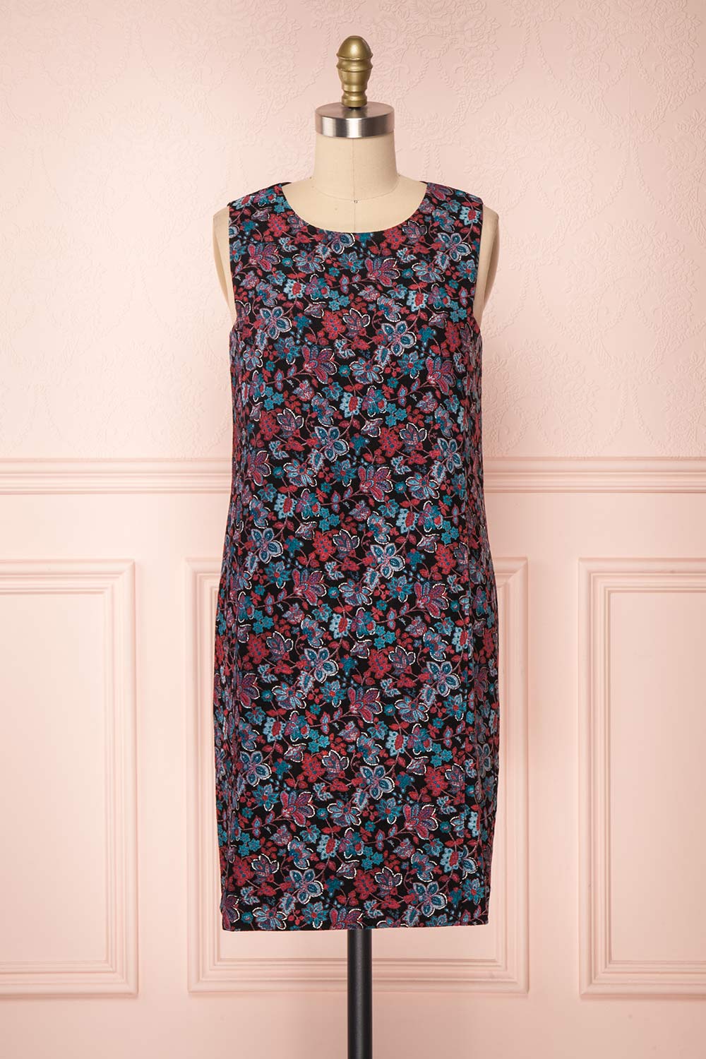 Baylor Black Floral Dress | Robe Fleurie | Boutique 1861
