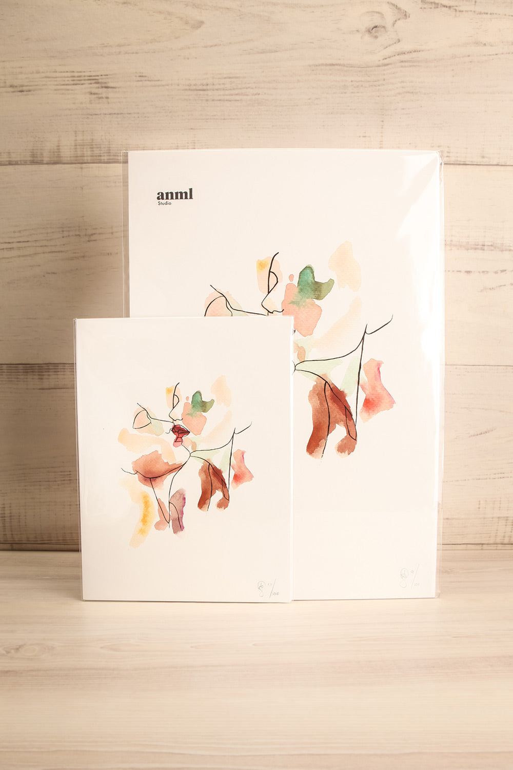 Besame Watercolour Portrait | La Petite Garçonne options