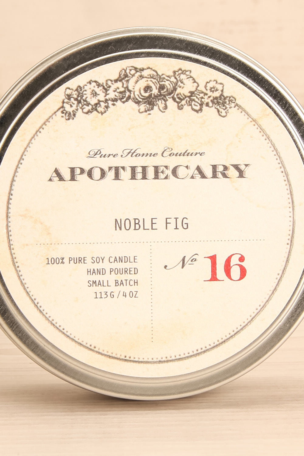Bougie Noble Fig - Perfumed candle in a tin box 2