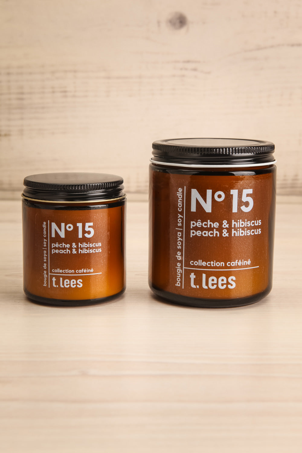 Bougie Pêche et Hibiscus Perfumed Candle | La petite garçonne sizes