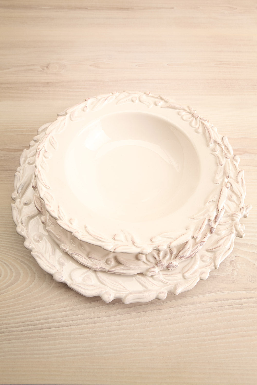 Brugge Festive Plates & Bowl | Blanc | La Petite Garçonne Chpt. 2 different sizes