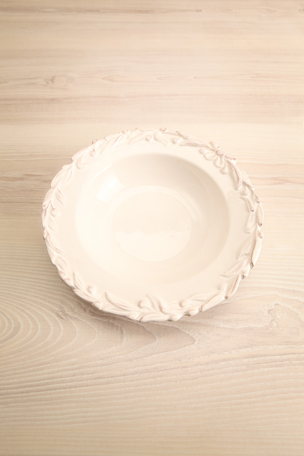 Brugge Festive Plates & Bowl | Blanc | La Petite Garçonne Chpt. 2 bowl flat