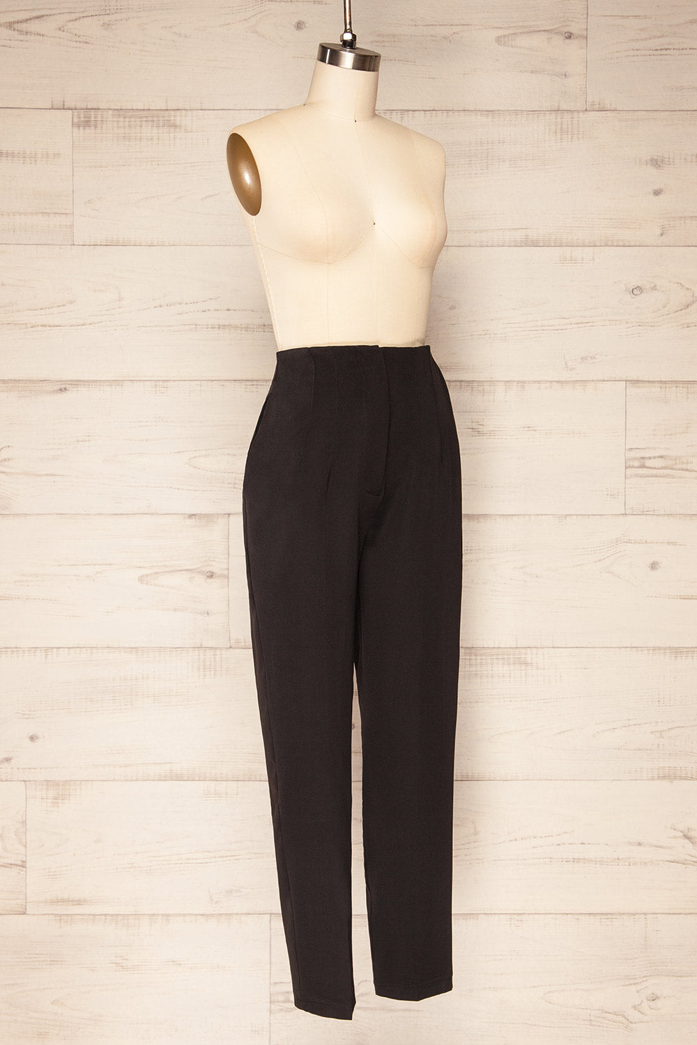 Bustranden Fitted High-Waisted Pants | La petite garçonne side view