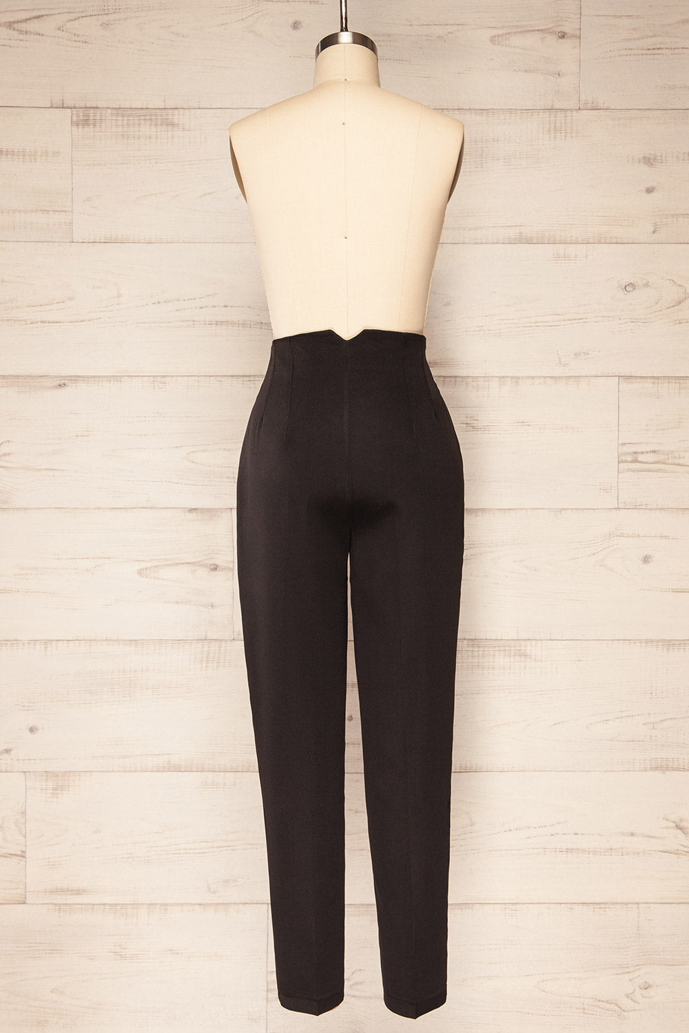 Bustranden Fitted High-Waisted Pants | La petite garçonne back view