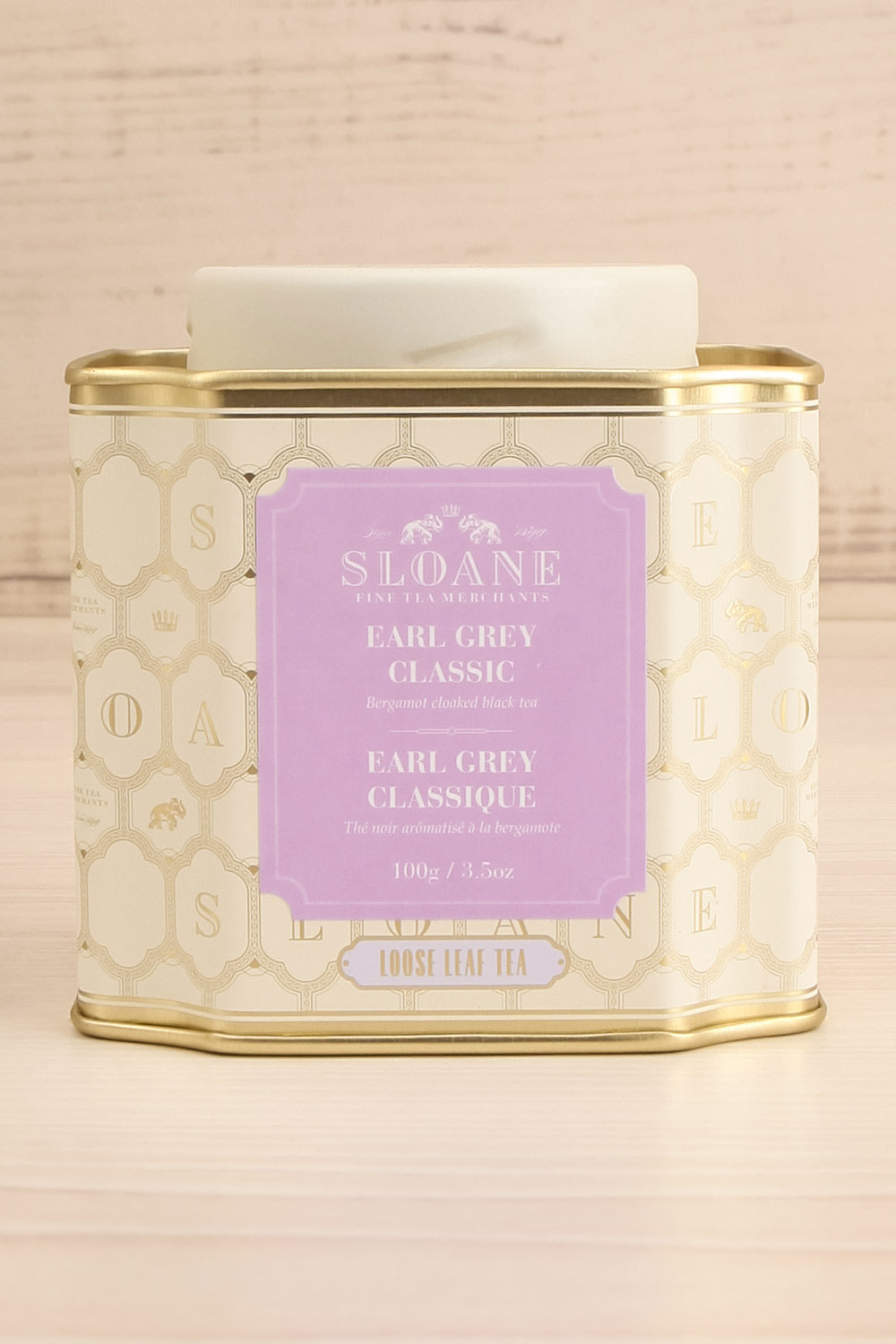 Caddy Earl Grey Loose Leaf Tea | La petite garçonne close-up