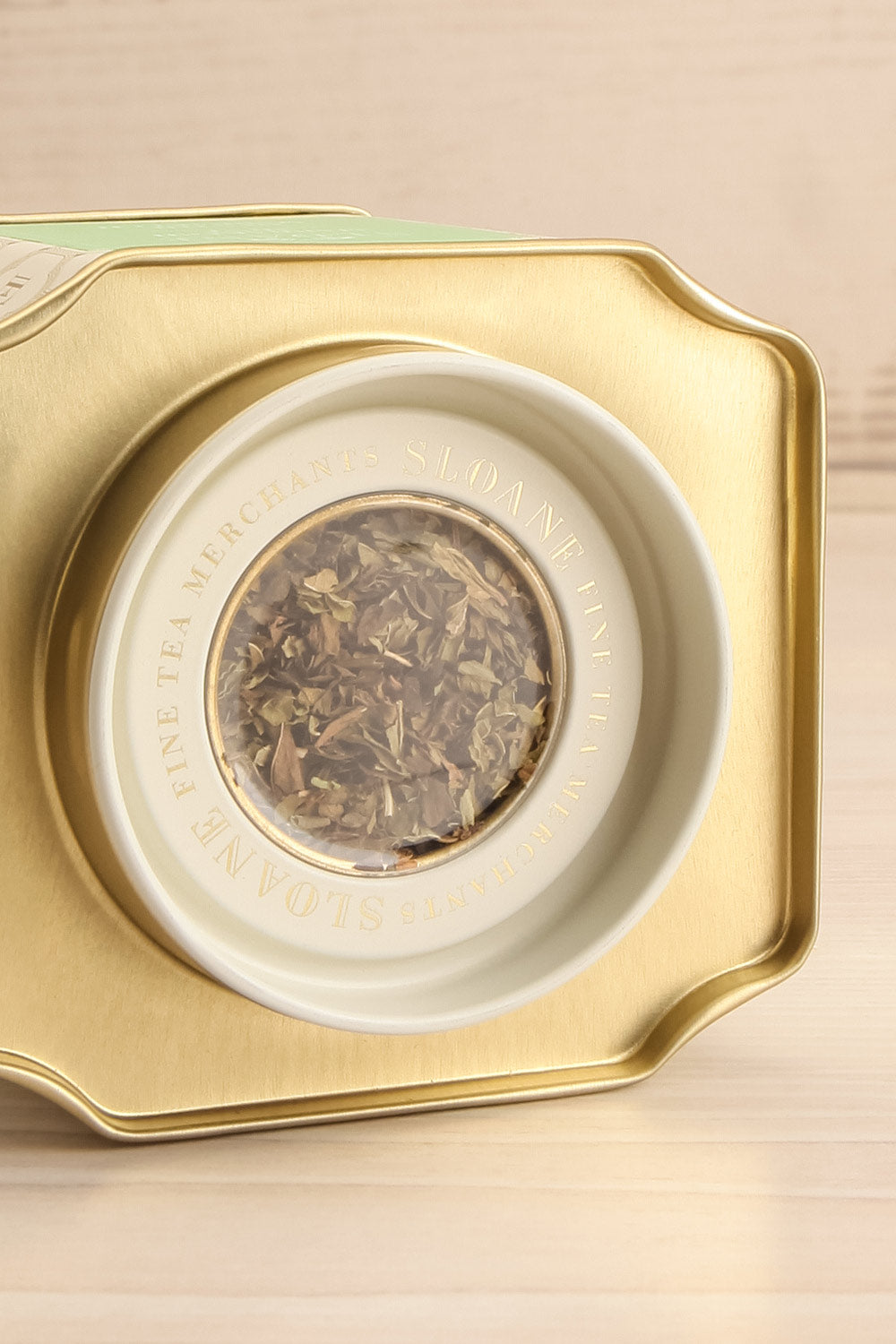 Caddy Marrakesh Mint Loose Leaf Tea | La petite garçonne inside close-p