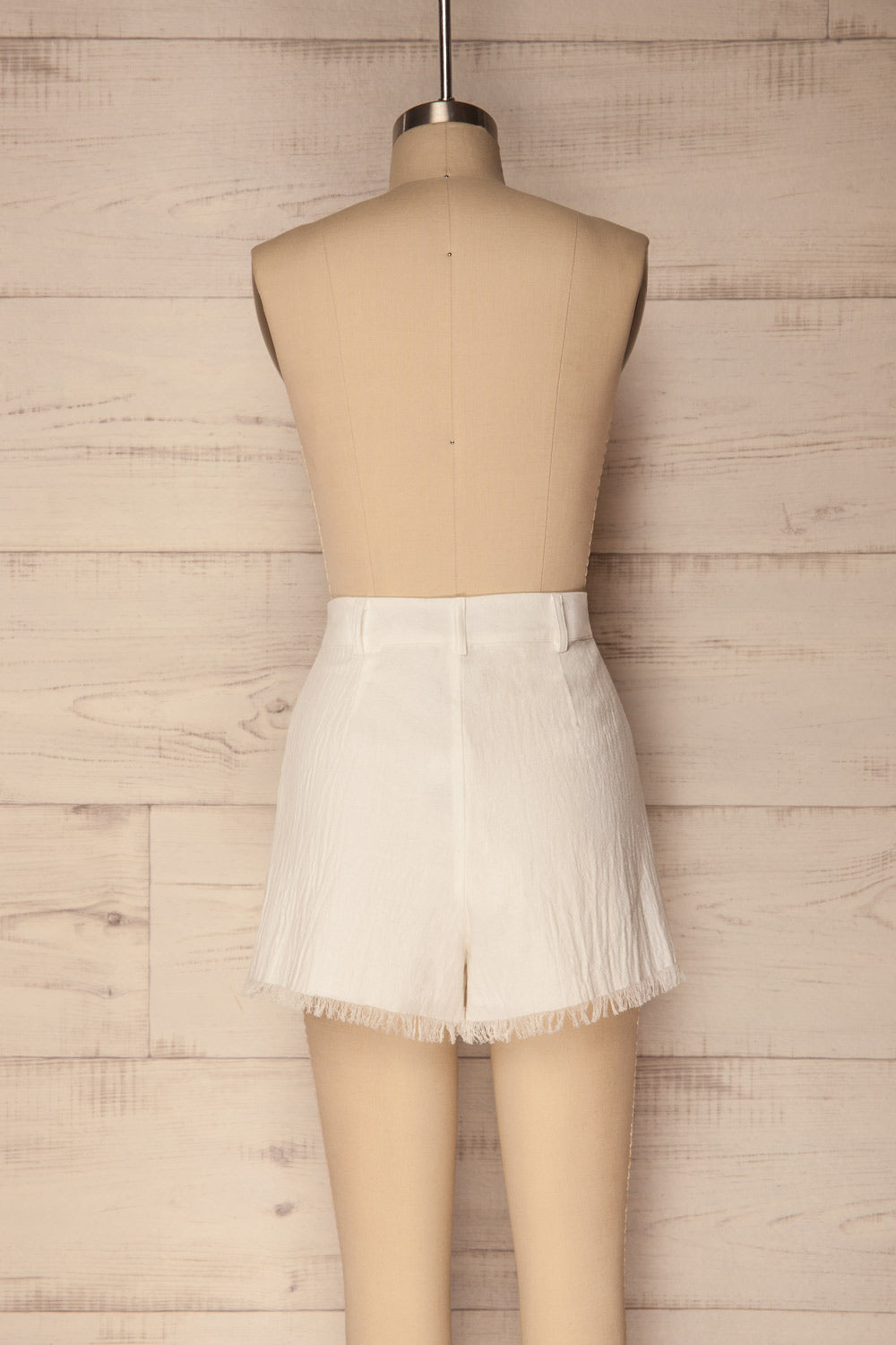 Cailago White Shorts with Fringe | La Petite Garçonne 5