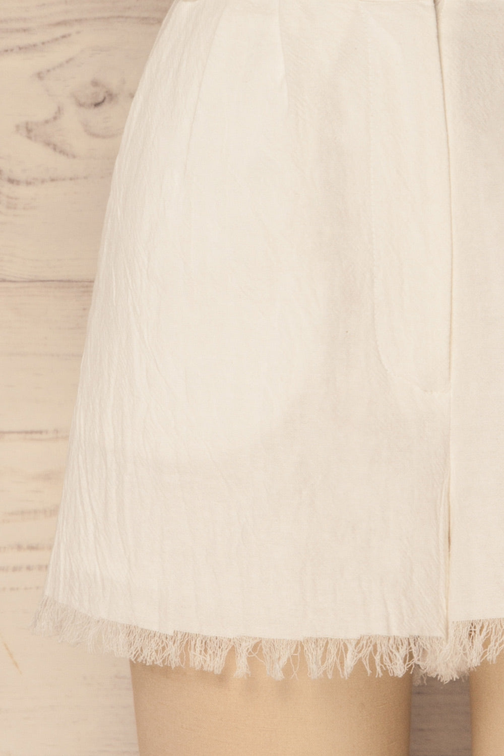 Cailago White Shorts with Fringe | La Petite Garçonne 8