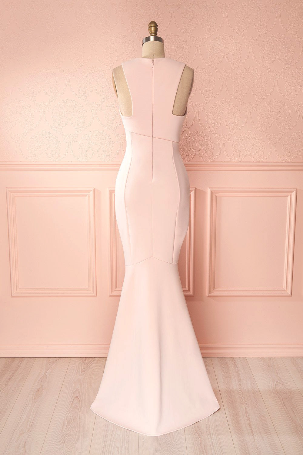 Camila Sunrise Light Pink Mermaid Gown | Boudoir 1861 back view