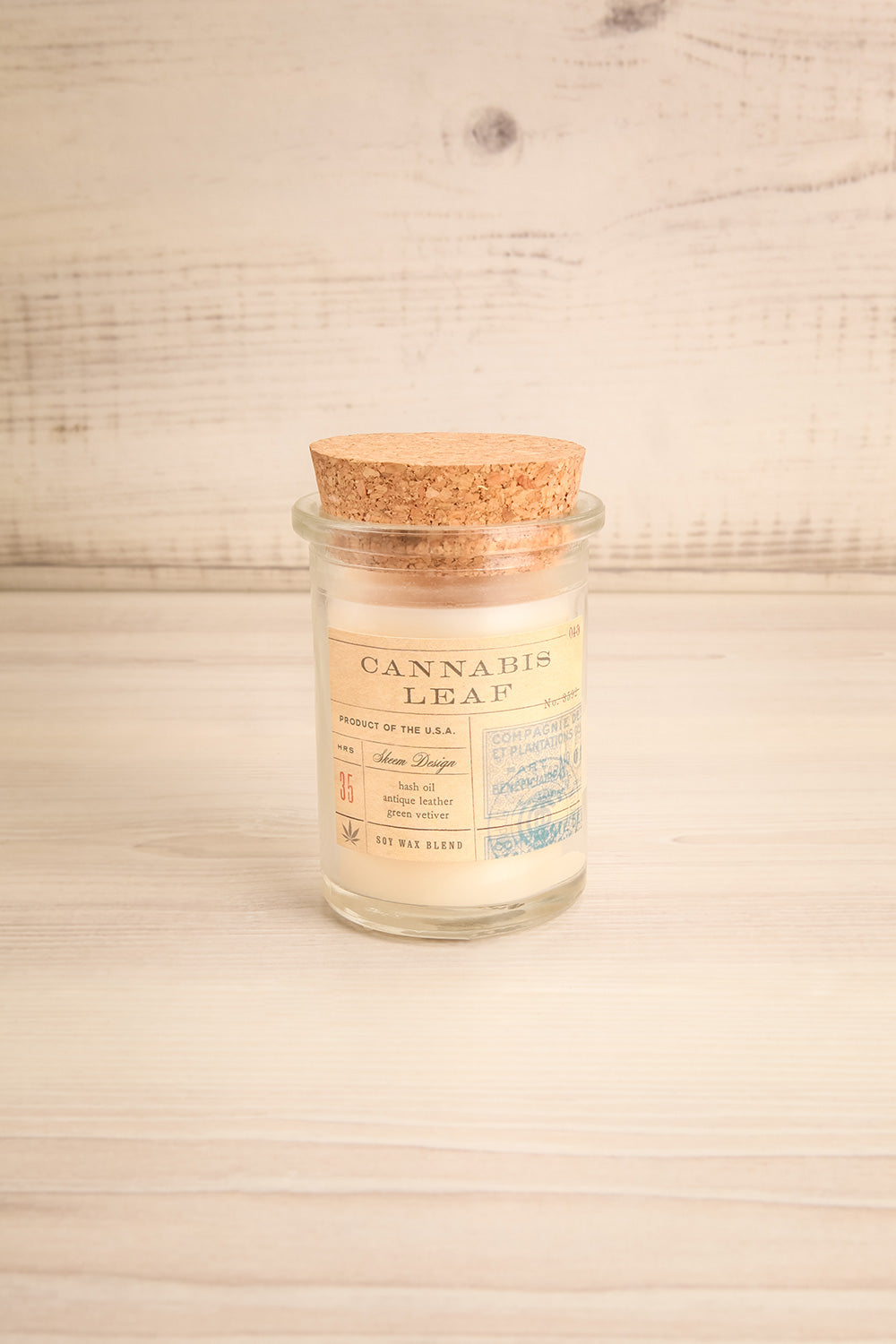 Cannabis Leaf Cork Candle | La Petite Garçonne Chpt. 2 1