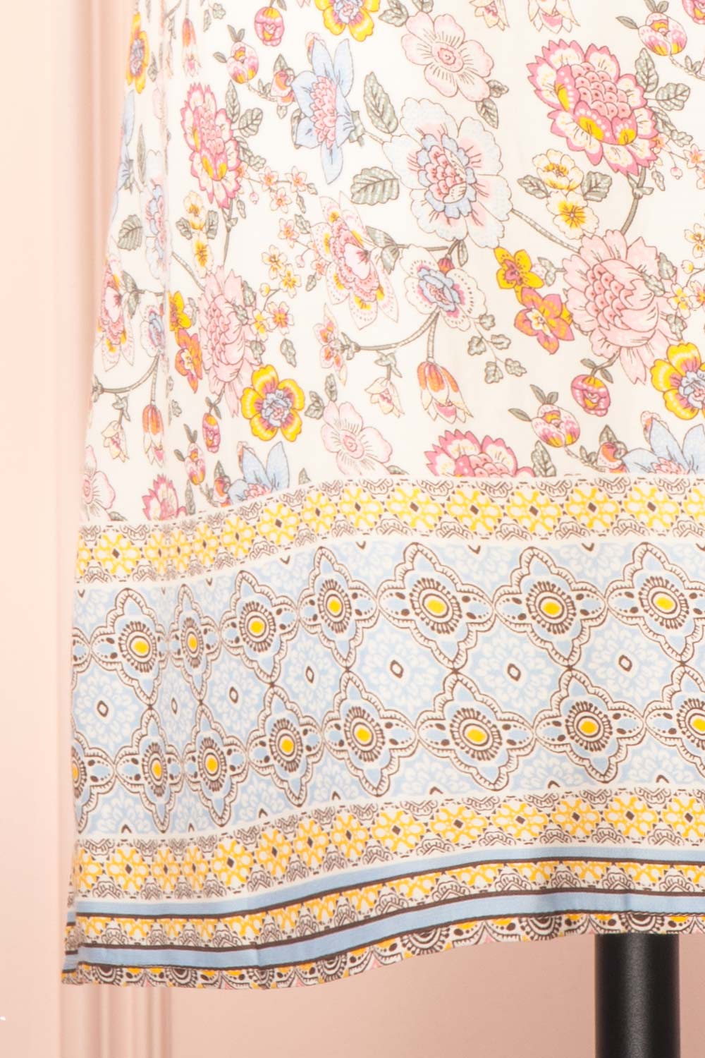 Caroline Short Dress w/ Adjustable Straps | Boutique 1861 bottom