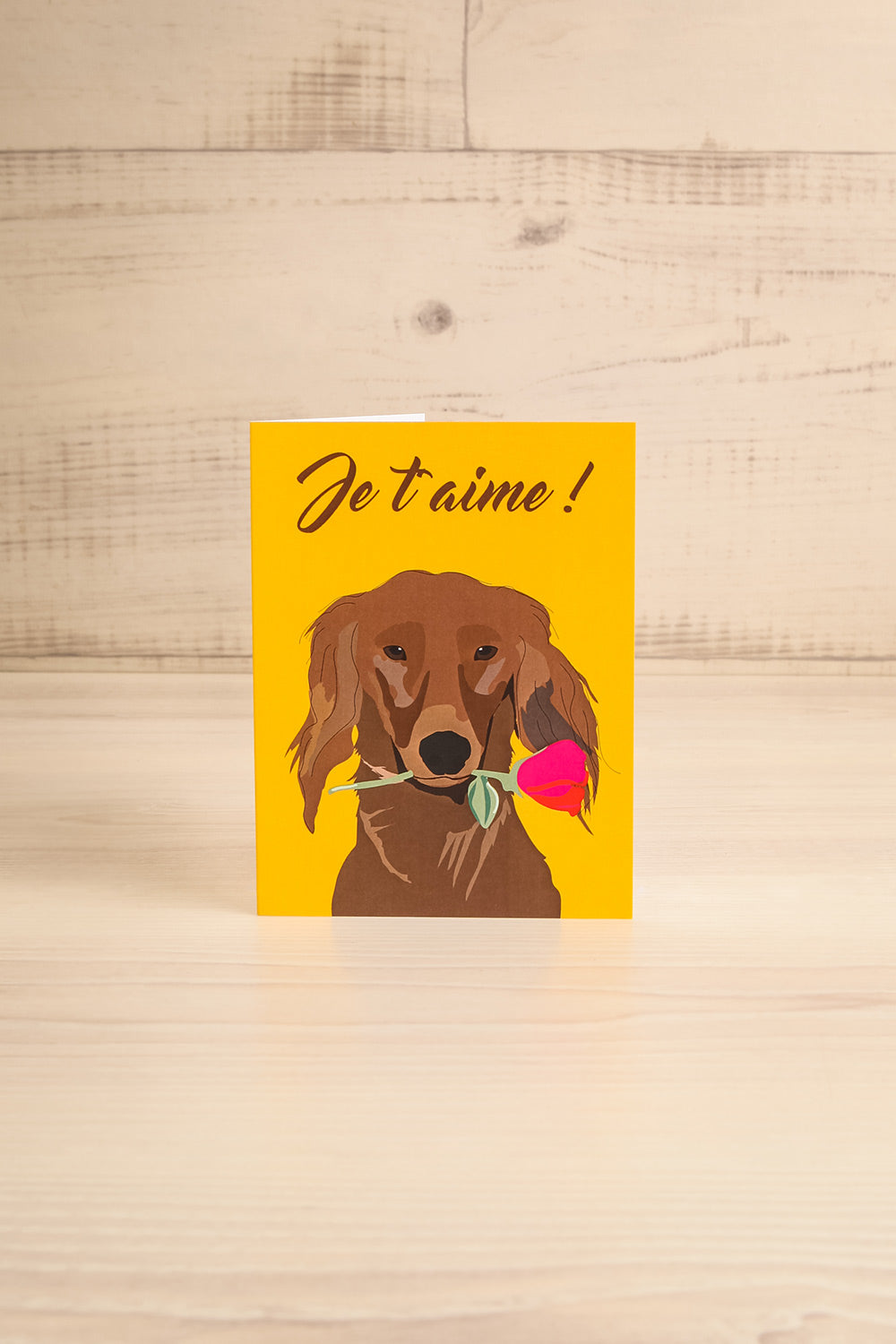 Je t'aime Greeting Card | Maison Garçonne