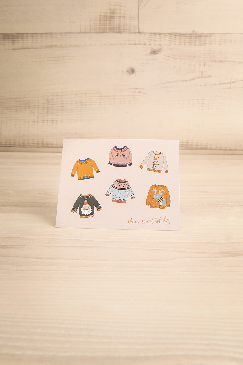 Christmas Sweater Carte de Souhait | Maison garçonne