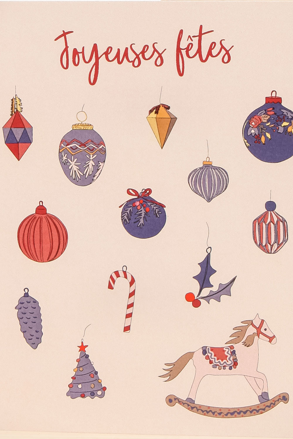 Décoration du Sapin Carte de Souhait | Maison garçonne close-up