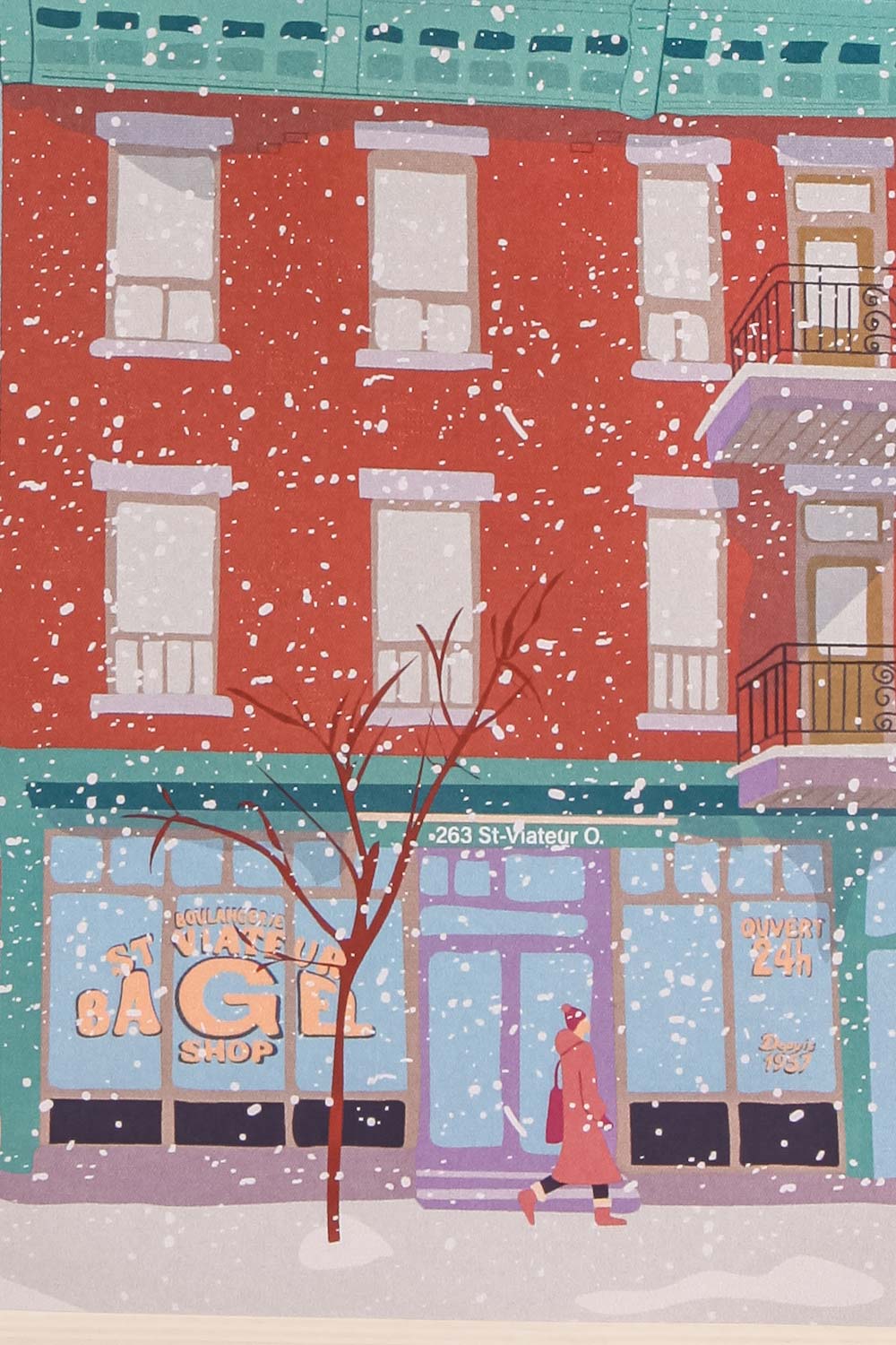 Mile End Carte | Maison garçonne close-up