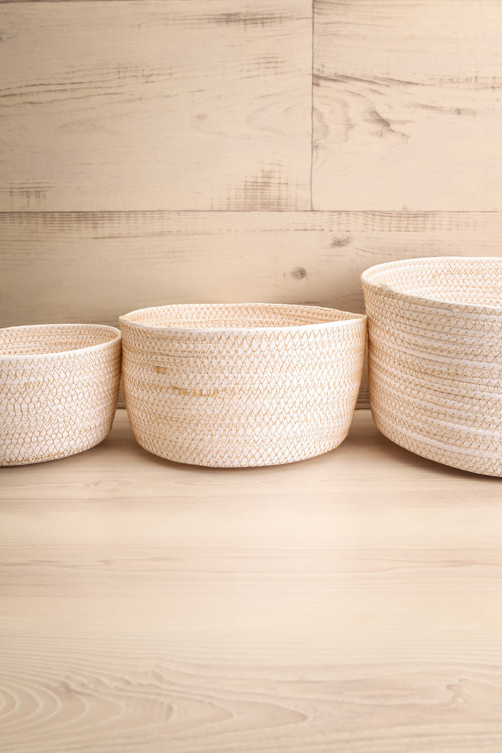 Cezanne Fabric & Cord Basket | La petite garçonne