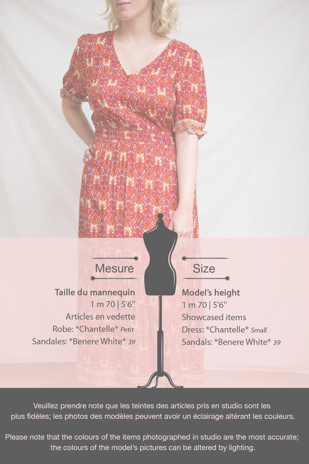 Chantelle Red Patterned Short Sleeve Maxi Dress | Boutique 1861