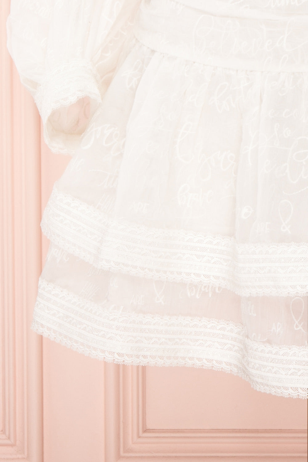 Charmaina White Embroidered One Shoulder A-Line Dress | Boudoir 1861