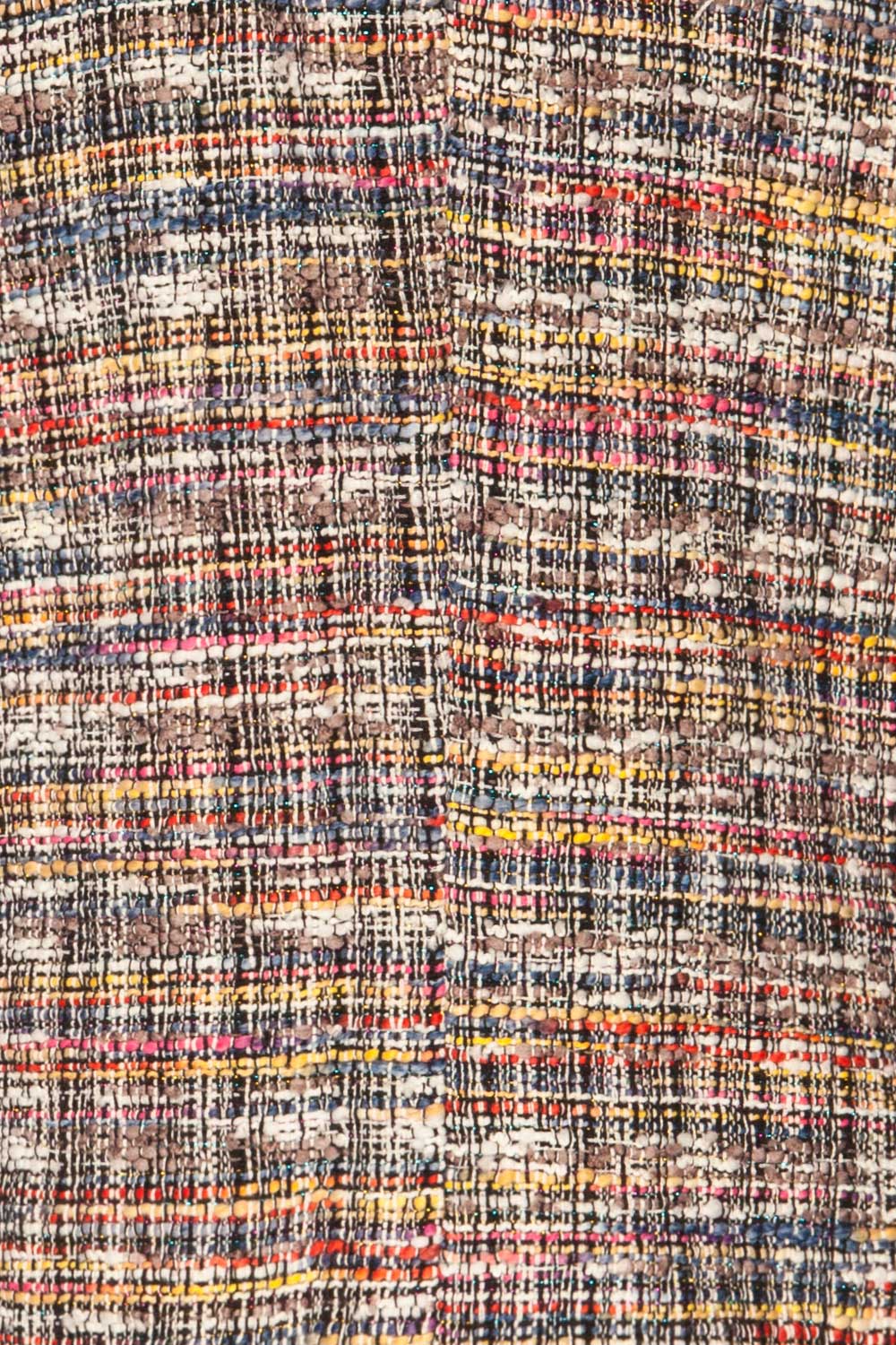 Chatel Colorful Tweed Jacket with Pearl Buttons | La Petite Garçonne fabric detail