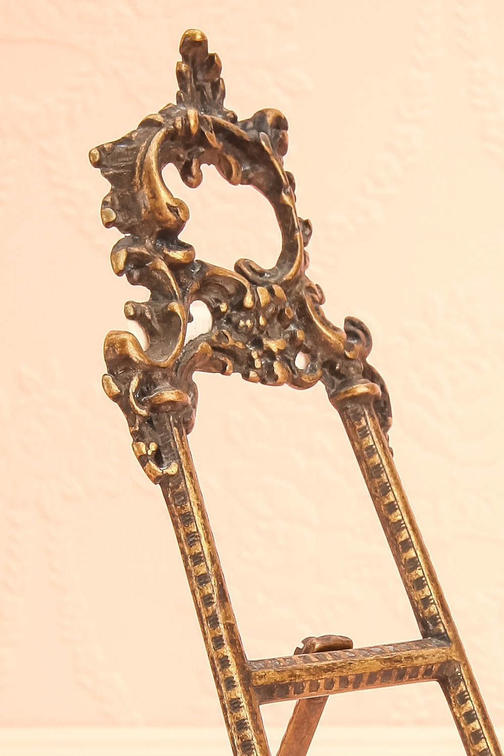 Chevalet Rococo - Antique golden decorative stand 4