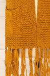 Chunkyss Yellow Thick Knit Scarf w/ Pockets | La petite garçonne bottom