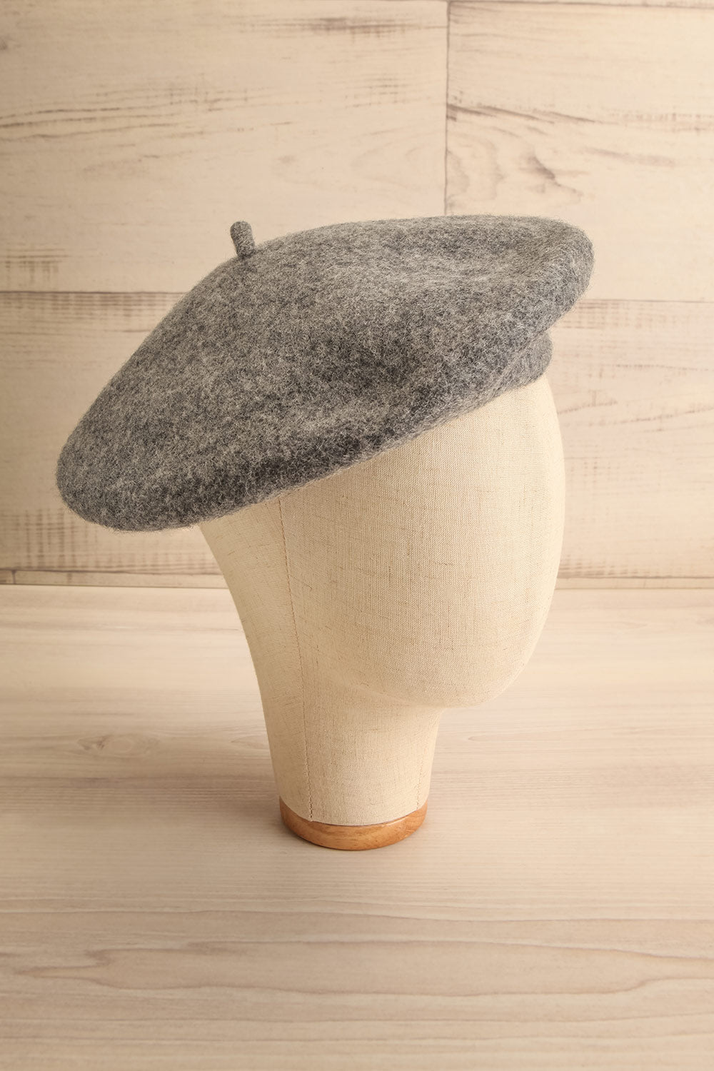 Ciel D'Hiver Grey Wool Beret | La petite garçonne