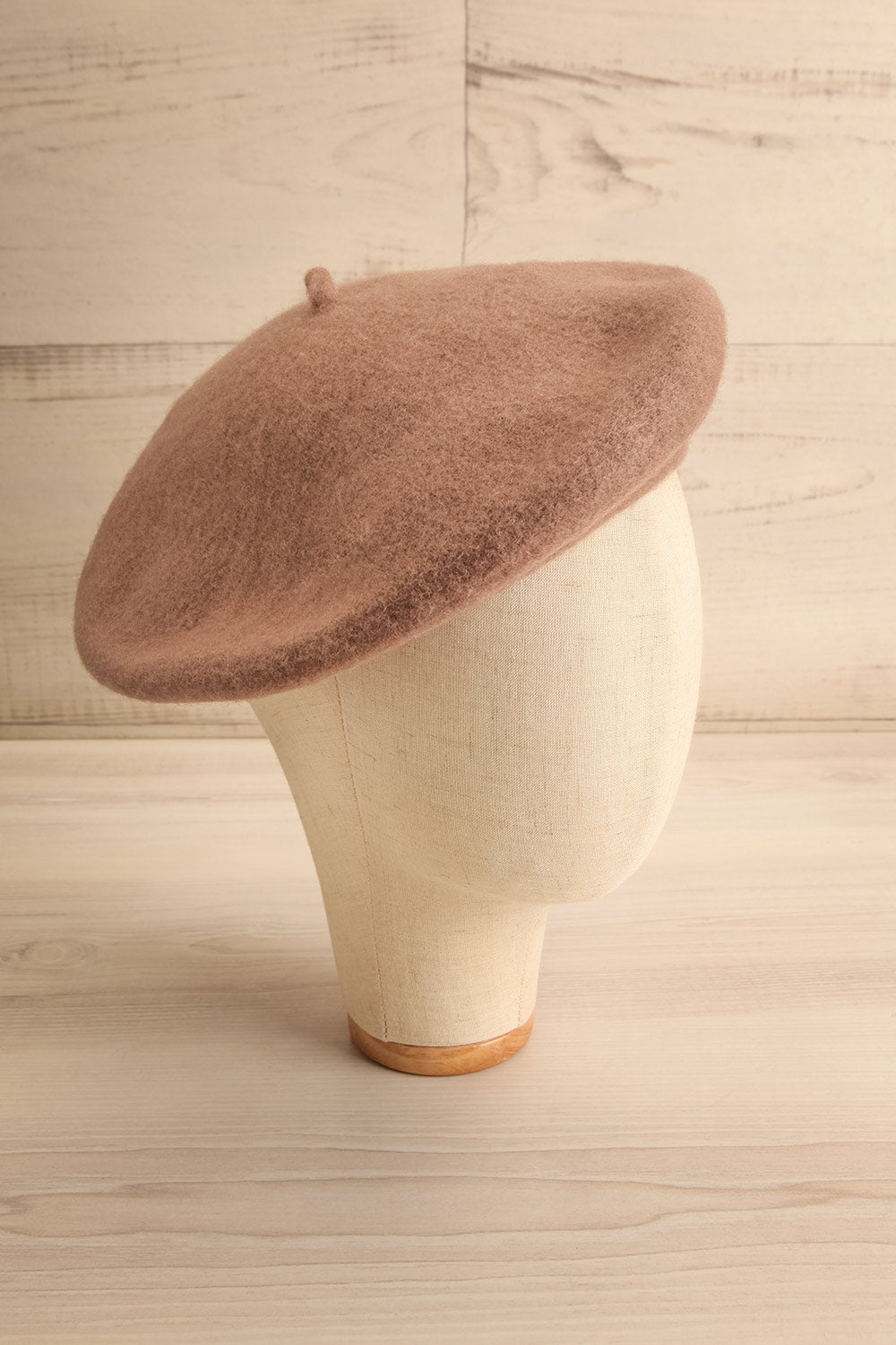 Ciel D'Hiver Taupe Wool Beret | La petite garçonne