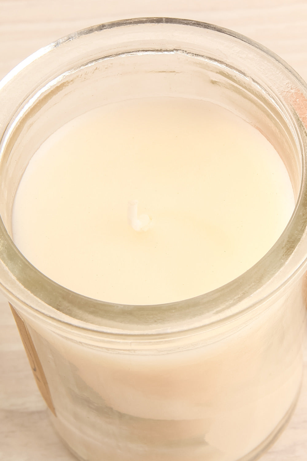 Citrus and Olive Cork Candle wick close-up | La Petite Garçonne Chpt. 2