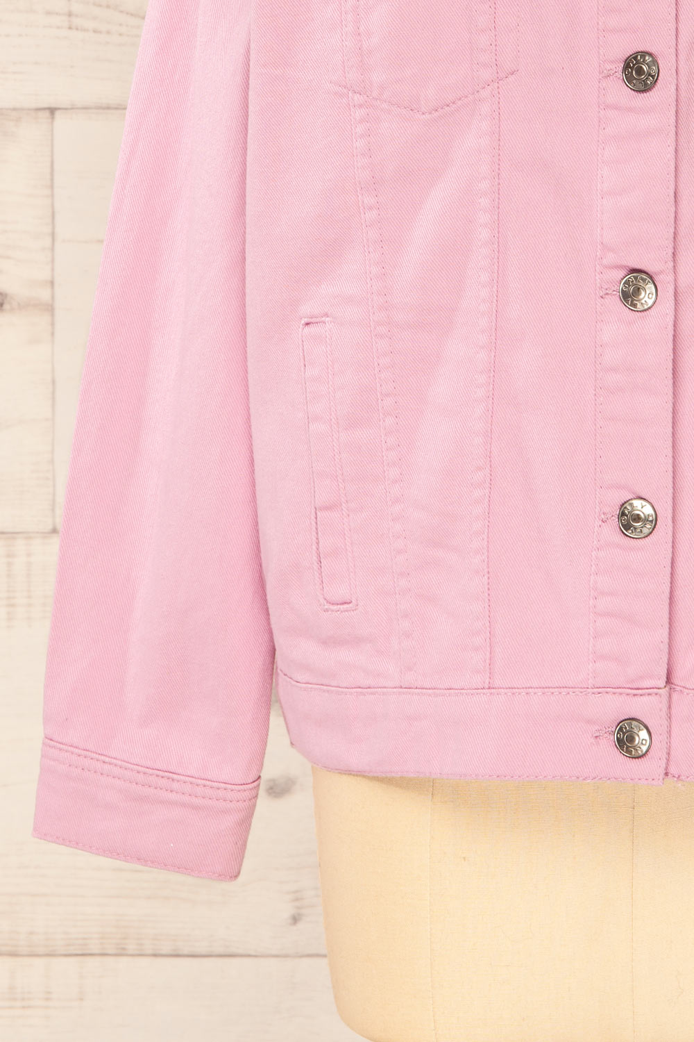 Cleveland Mauve Oversized Denim Jacket | La petite garçonne bottom