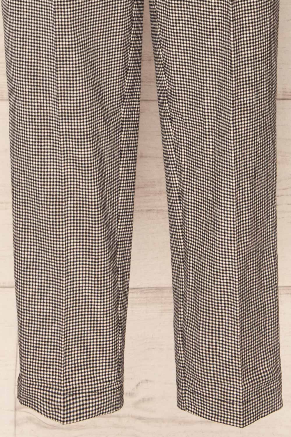 Clyde High-Waisted Gingham Pants | La petite garçonne bottom