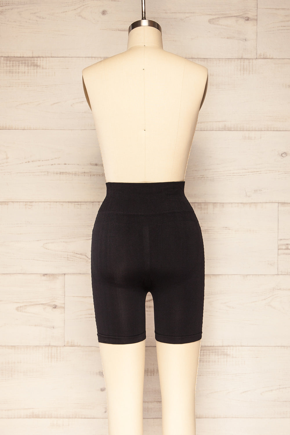 Coepi Black Biker Shorts Shapewear | La petite garçonne back view 