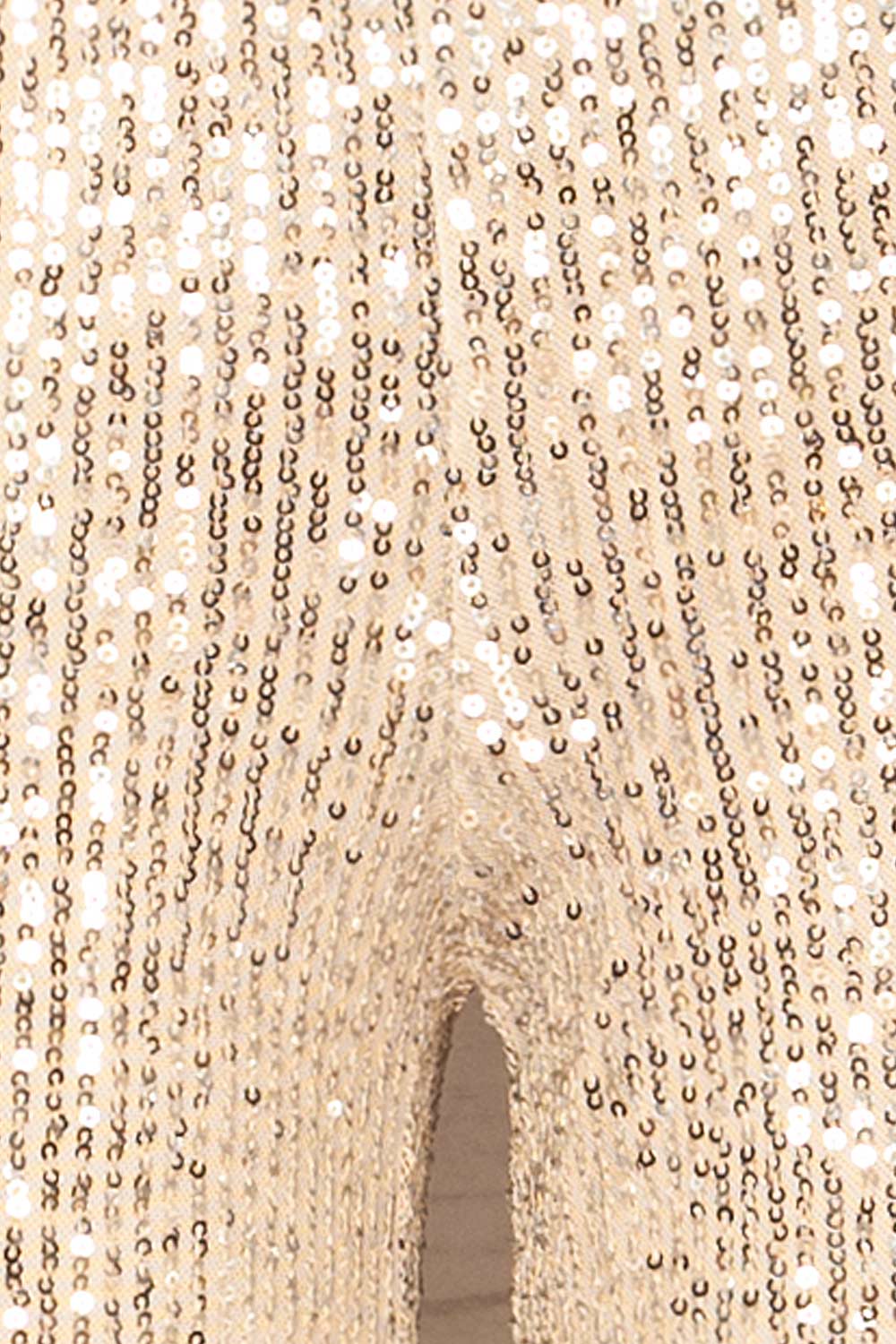 Coloma Silver Wide-Leg Sequin Pants | La petite garçonne fabric