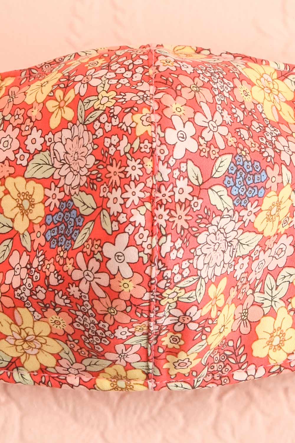 Coral Bouquet Face Mask | Boutique 1861 close-up