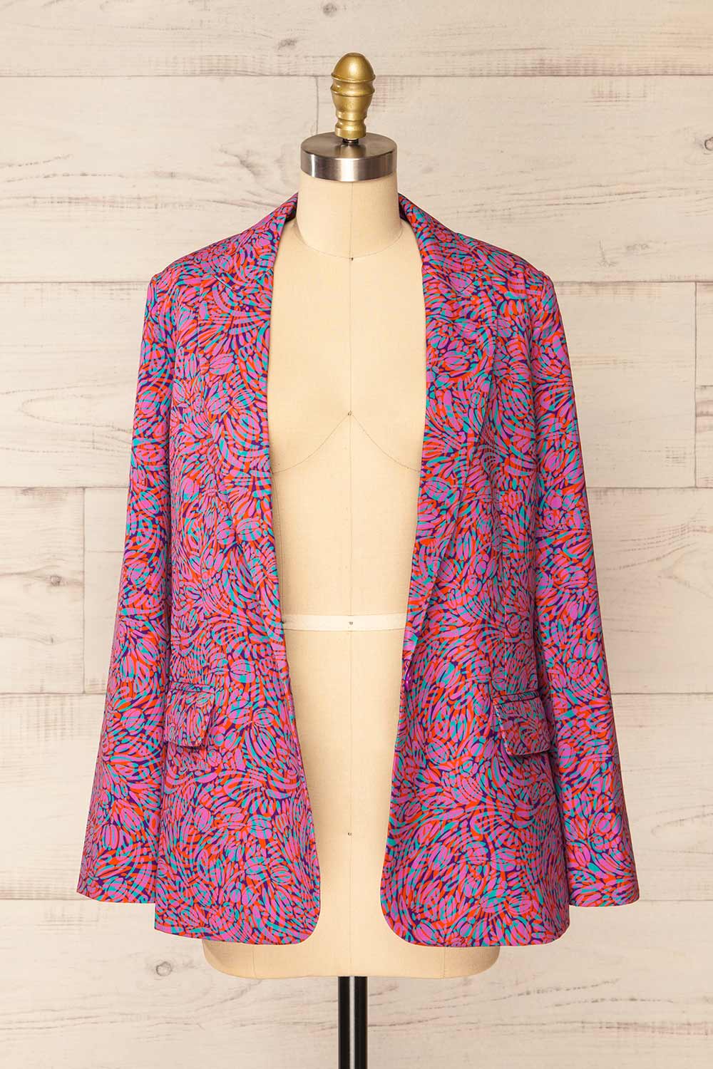 Cornella Psychedelic Pattern Blazer | La petite garçonne open view