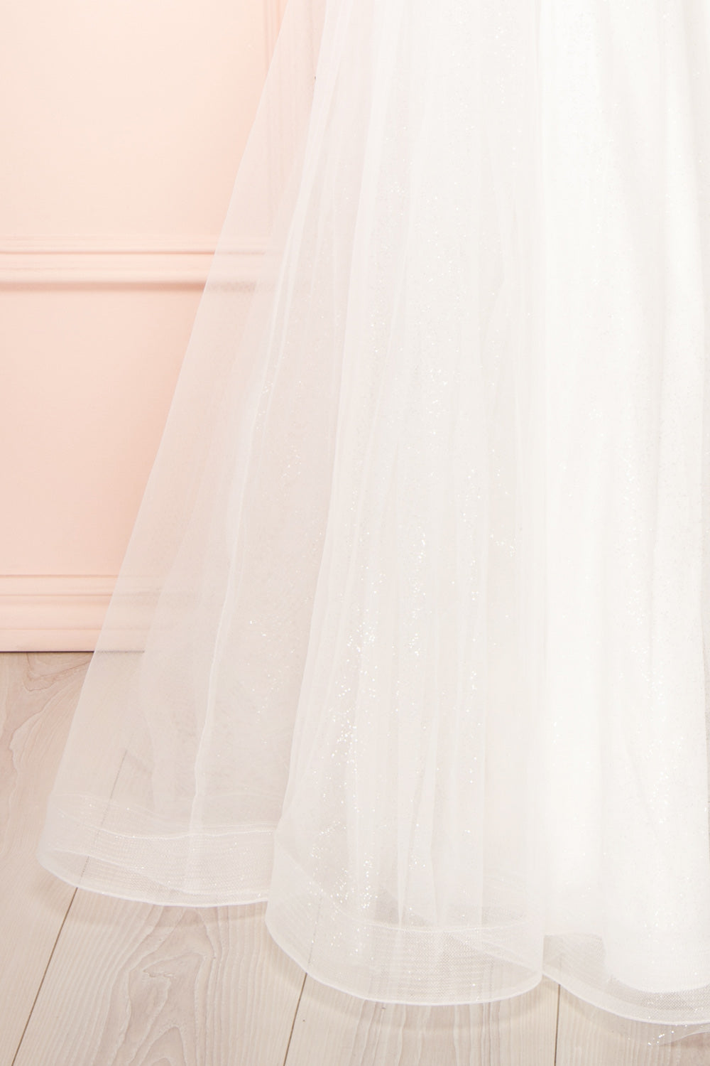 Cossette Strapless Corset Maxi Dress | Boudoir 1861 bottom close-up