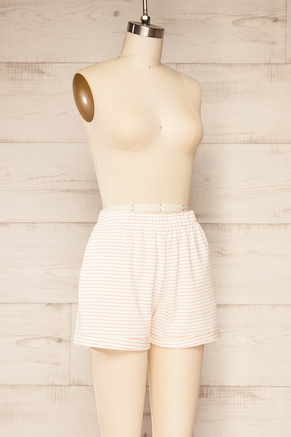 Cruise Shorts Striped Shorts w/ Elastic Waist | La petite garçonne side view