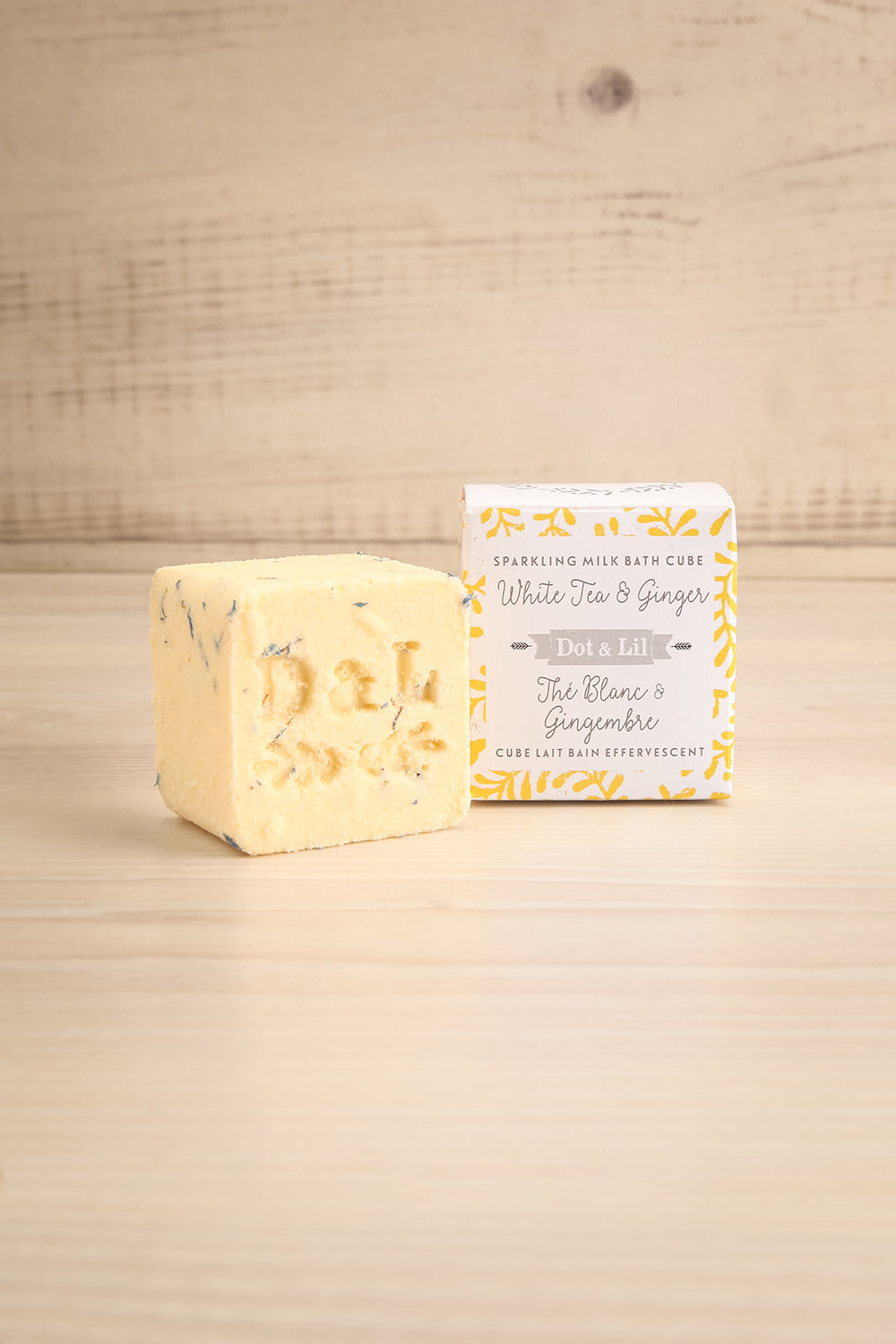 Cube Lait de Bain The Blanc Gingembre Milk Bath | La petite garçonne