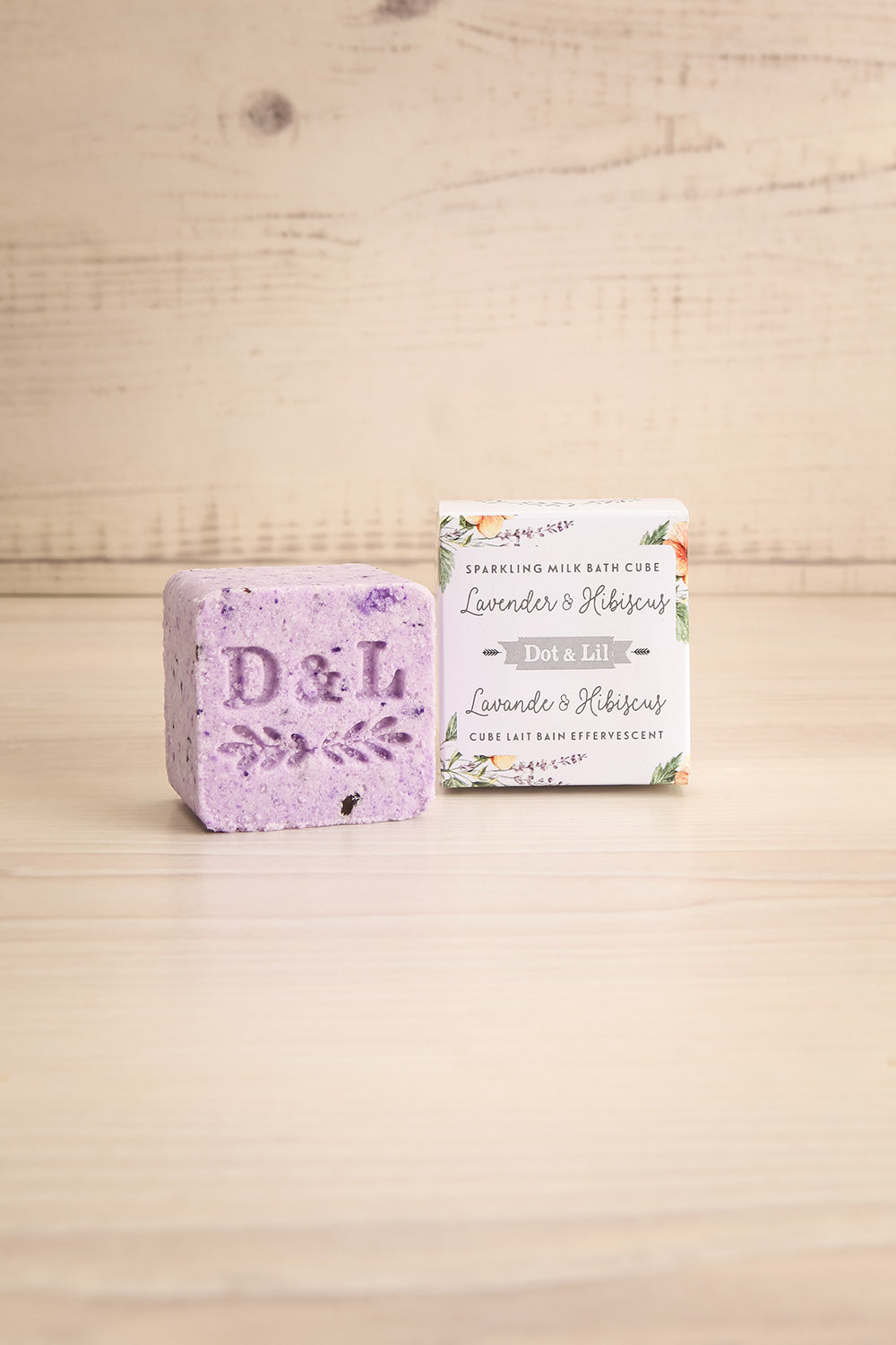 Cube Lait Lavande et Hibiscus Milk Bath | La petite garçonne