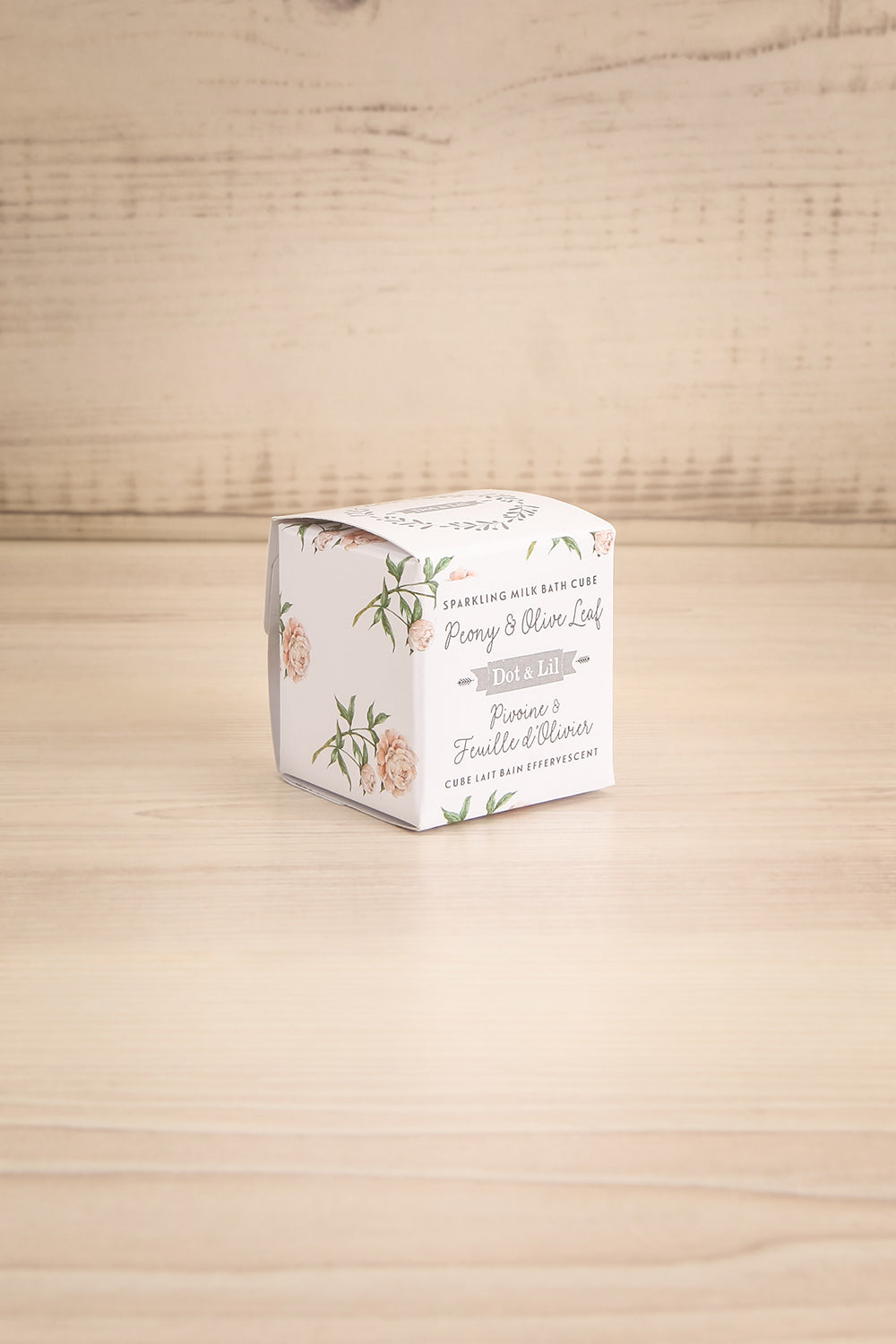 Cube Lait Pivoine et Feuille d'Olivier | La petite garçonne box