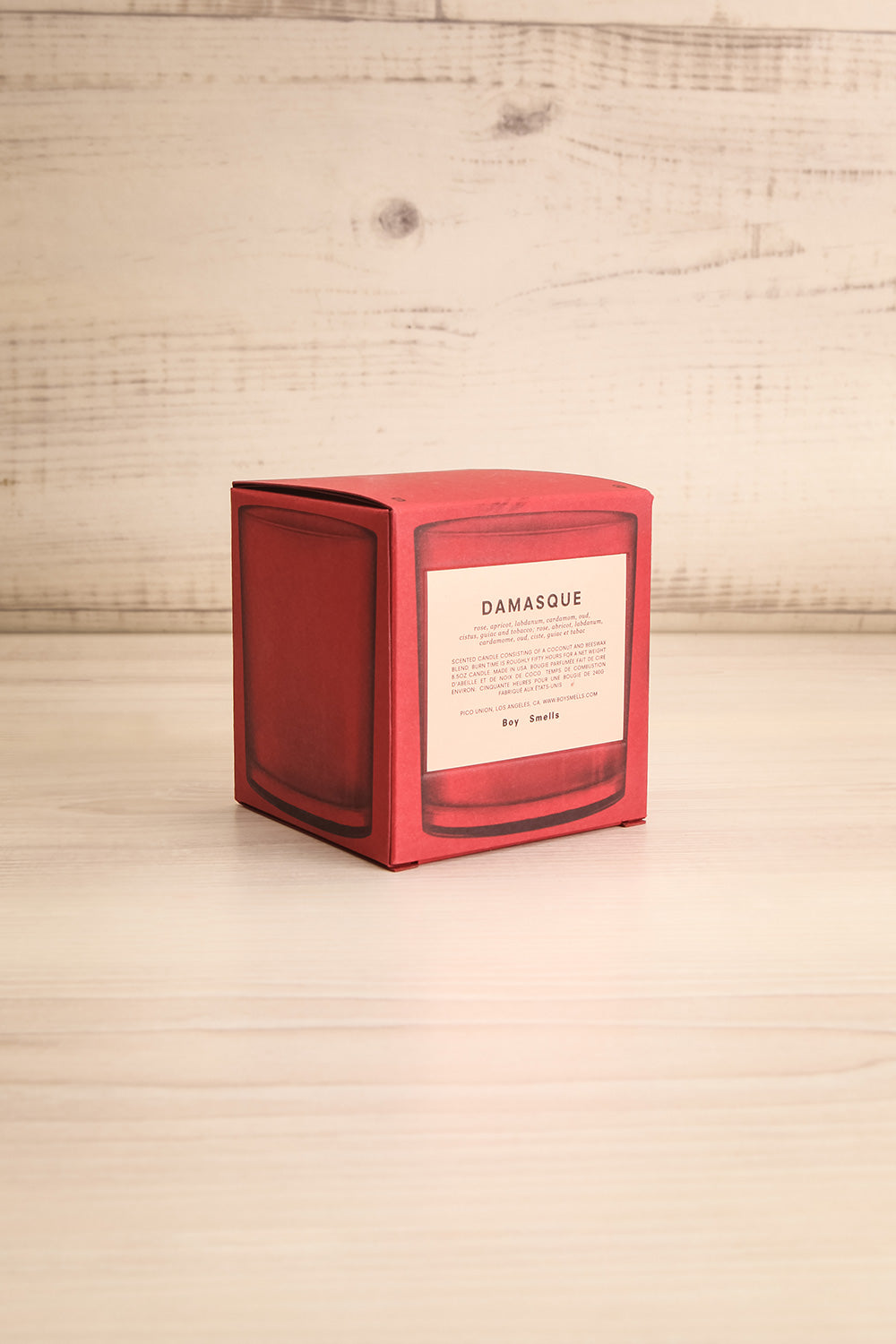 Chandelle Damasque Red Perfumed Candle | La Petite Garçonne Chpt. 2 box
